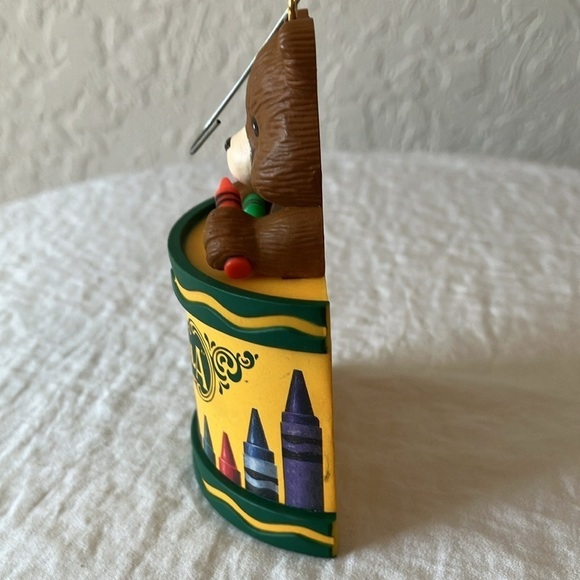 Crayola Crayons: Bear On Drum- Christmas Tree Ornament- Binney & Smith- 1992 - Picture 5 of 12